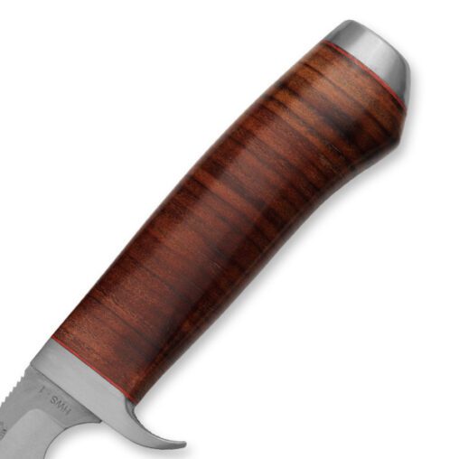 Impala – Stacked Leather Handle and Trailing Style Blade