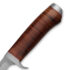 Impala – Stacked Leather Handle and Trailing Style Blade
