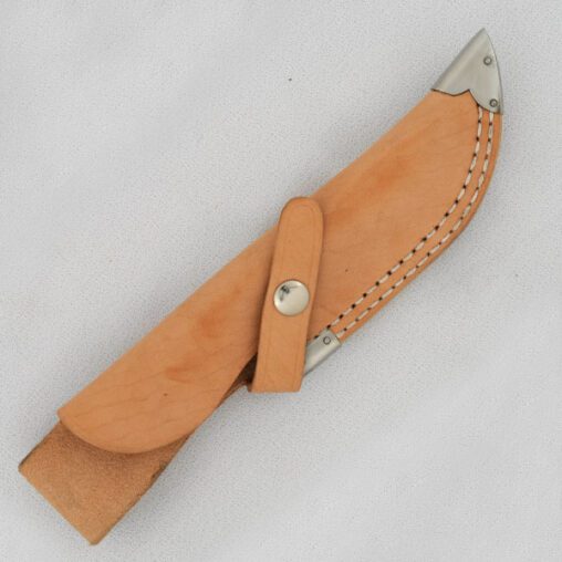 Impala – Stacked Leather Handle and Trailing Style Blade