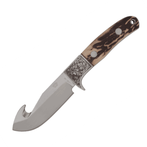 Muley – Stag Handle with Gut Hook Style Blade