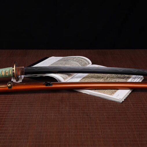 Kinriko Mitsudomoe Koshirae Katana with Kogai