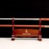 Red Functional Cane Sword with a Derby Handle