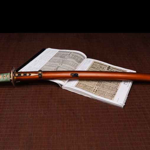 Kinriko Mitsudomoe Koshirae Katana with Kogai