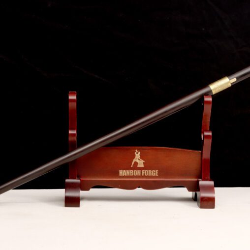 Lotus Flower Pommel Straight Cane Sword with a Jian Blade