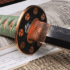 Kinriko Mitsudomoe Koshirae Katana with Kogai