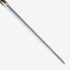 Black Disc Lotus Flower Pommel Cane Sword | Ebony Dark Wood and Folded Steel