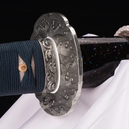 Silver Waves Katateuchi – One Handed Katana Sword