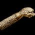 19th Century Chinese Guardian Lion Jian Cane Sword