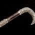 Engraved Hook-Handle Walking Sword Cane