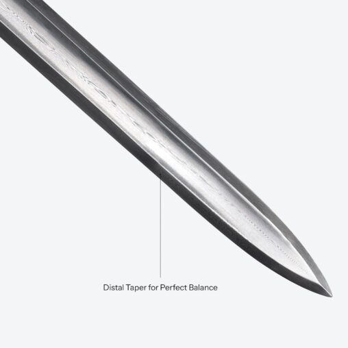 Gold Lion Cane Sword | Ebony Darkwood and Folded Steel Blade
