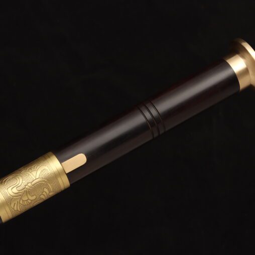 Lotus Flower Pommel Straight Cane Sword with a Jian Blade