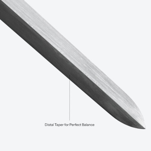 Red Derby Handle Cane Sword | Redwood and Folded Steel