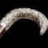 Engraved Hook-Handle Walking Sword Cane