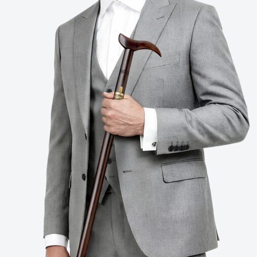 Derby Handle Dragon Cane Sword | Ebony Darkwood and Folded Steel