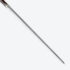 Silver Hook-Handle Walking Sword Cane | Ebony Darkwood and Folded Steel