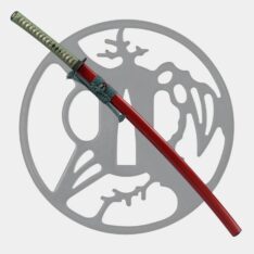 Japanese Damascus Katana Sword - Battle Ready