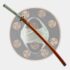 Kinriko Mitsudomoe Koshirae Katana with Kogai