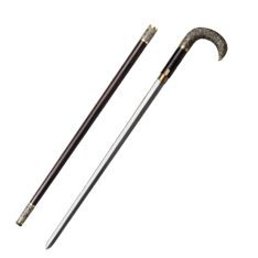 Qing Dynasty Noble Cane Sword with Hook Handle