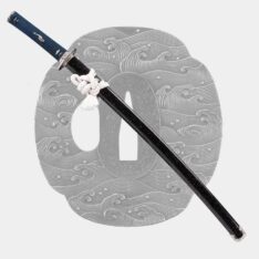 Silver Waves Katateuchi - One Handed Katana Sword
