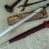 Straight European Saber with a Knuckle Bow and a False Edge