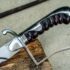 Straight European Saber with a Knuckle Bow and a False Edge