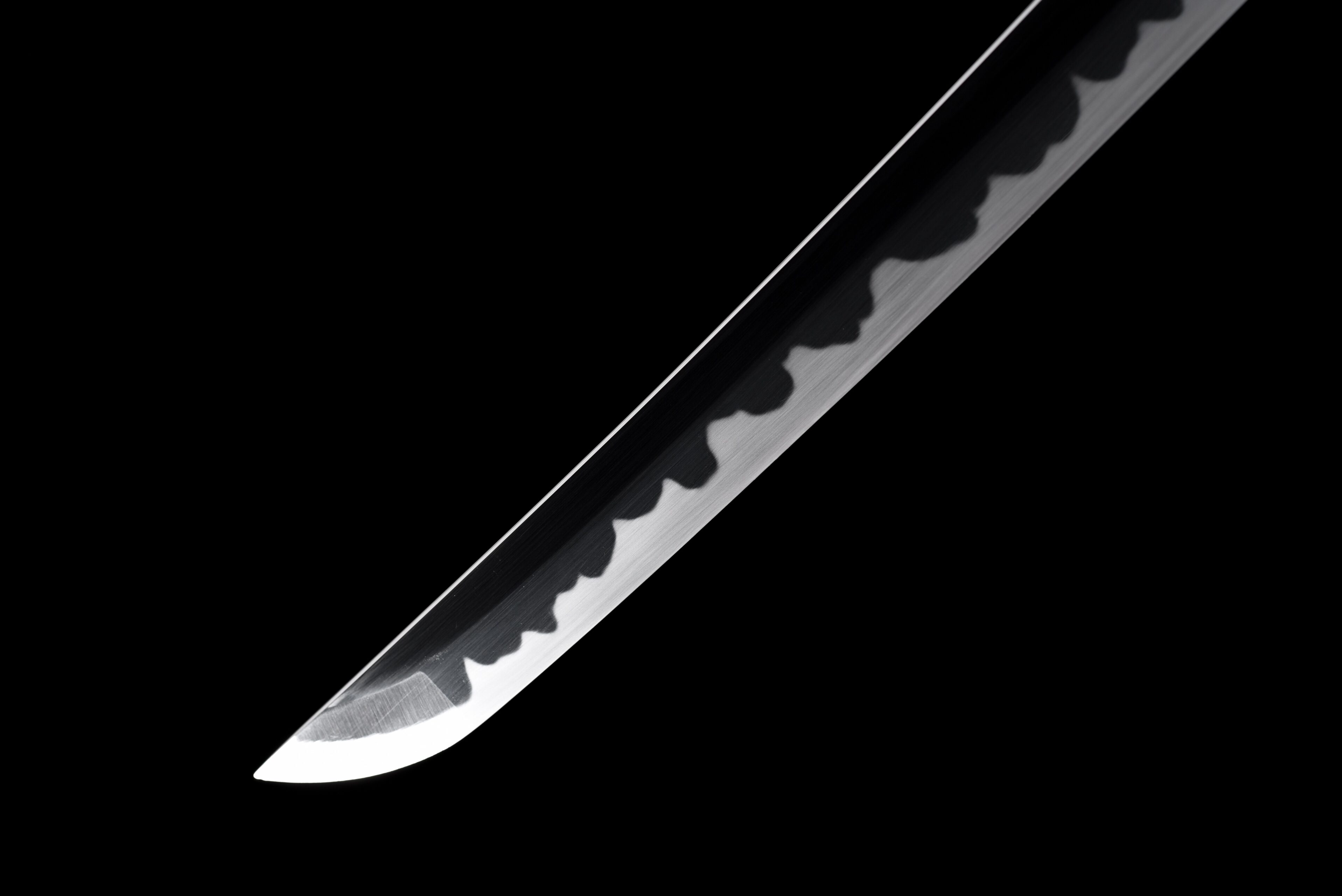 トイソード 霧 刀 One Piece Sandai Kitetsu Zoro Katana (Burgundy) – T10 Steel
