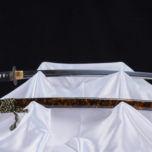 Flaming Katana – 9260 Spring Steel with Bo-hi