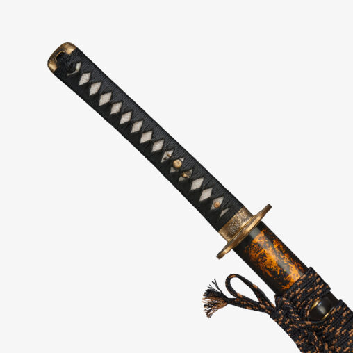Nova Flaming Katana – 9260 Spring Steel with Bo-hi