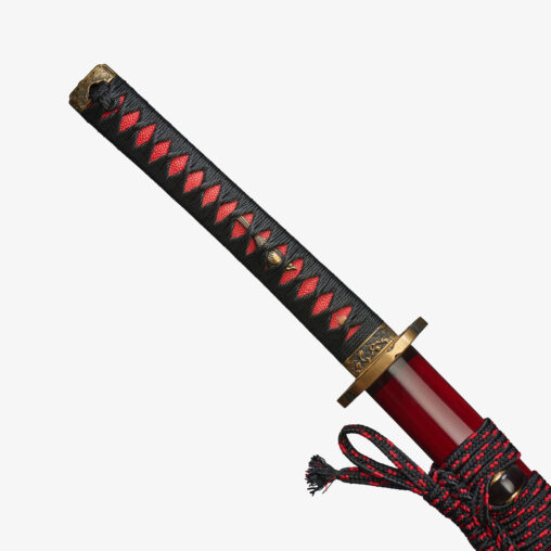 Nova Red 1095 High Carbon Steel Polished Nature Motif Katana