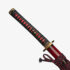 Nova Red 1095 High Carbon Steel Polished Nature Motif Katana