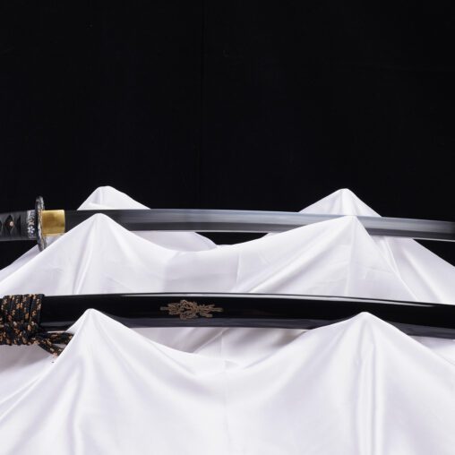 Nova Black Triple Chevron Black Samurai Katana Sword