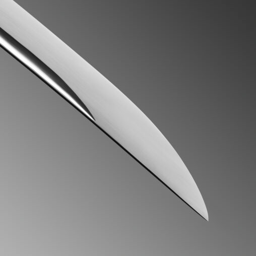 Nova Snow Silver Dragon Hira Zukuri Leather Ito Katana