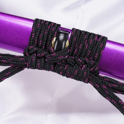 Purple Dragon Katana Double-Edged Kissaki Moroha
