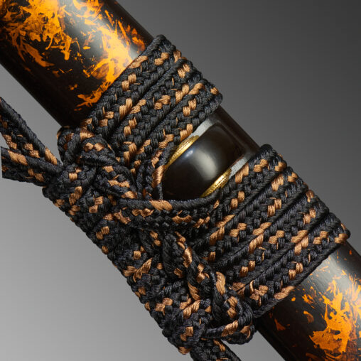 Nova Flaming Katana – 9260 Spring Steel with Bo-hi
