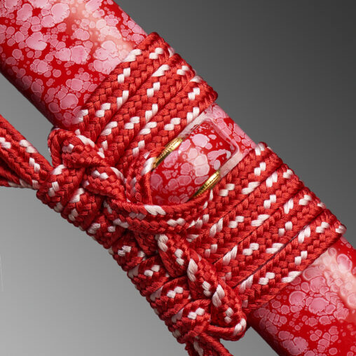 Nova Red Bamboo Battle Ready Target Practice Katana Cutter