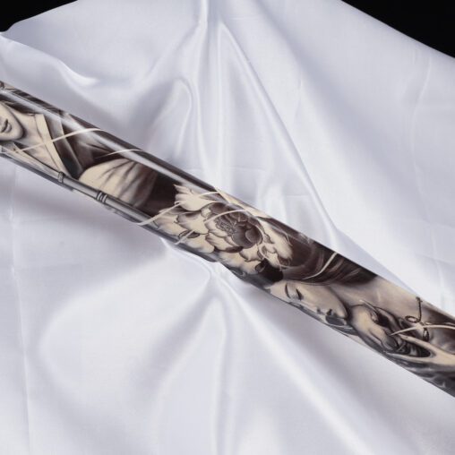 9260 Steel Khaki Kanmuriotoshi-Zukuri Woman Warrior Katana