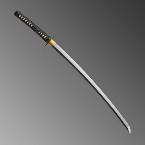 Nova Black and White Dragonfly Katana Sword
