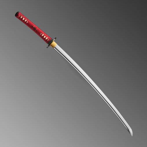 Nova Red Bamboo Battle Ready Target Practice Katana Cutter