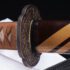 Brown Striped 1095 Carbon Steel Katana
