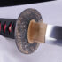 Enraged Red Japanese Sea Wave Carbon Steel Katana