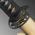 Nova Black and White Dragonfly Katana Sword