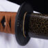 Nova Sun Burst Brown Katana 1095 Carbon Steel Hira Zukuri