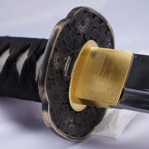 Nova Black and Red Kanmuriotoshi Zukuri Katana