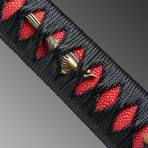 Nova Red 1095 High Carbon Steel Polished Nature Motif Katana