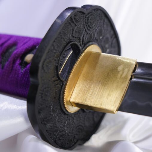Purple Dragon Katana Double-Edged Kissaki Moroha