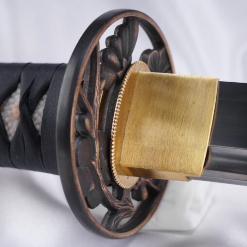 Silver Woman Warrior Kanmuriotoshi-Zukuri Katana Sword