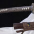 Brown Antiqued Sea Wave Battle Ready Katana Sword