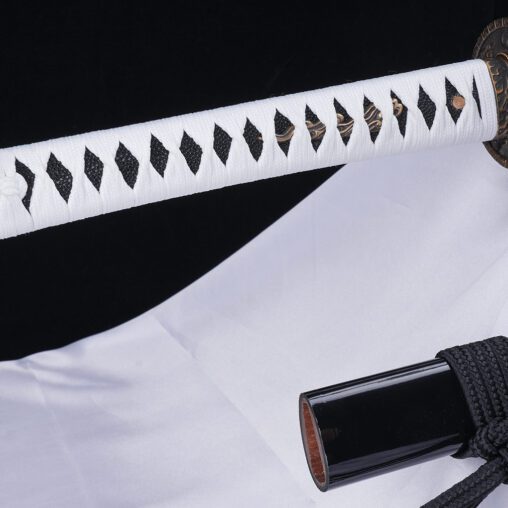 Golden Dragon Saya Hand Polished Katana Sword