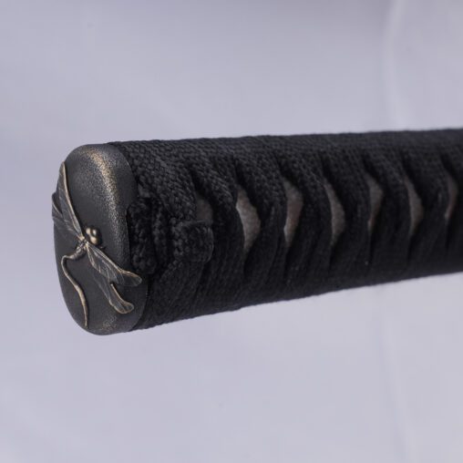 Black and White Dragonfly Katana Sword