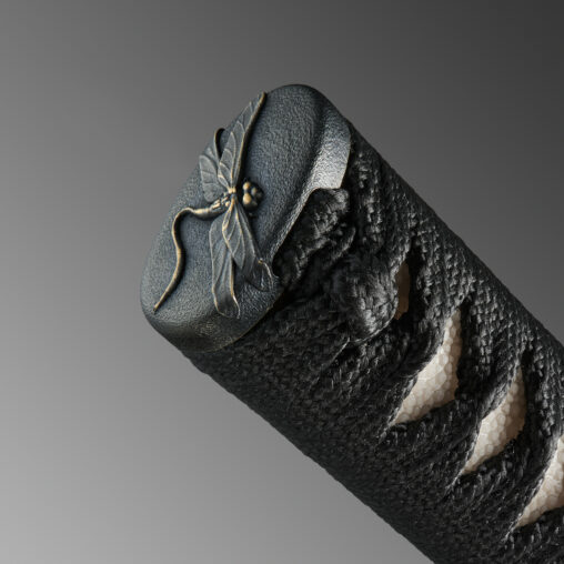 Nova Black and White Dragonfly Katana Sword